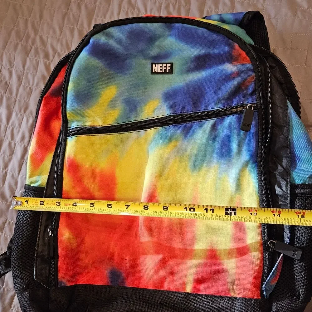 Neff Tie-Dye Backpack with Black Accents